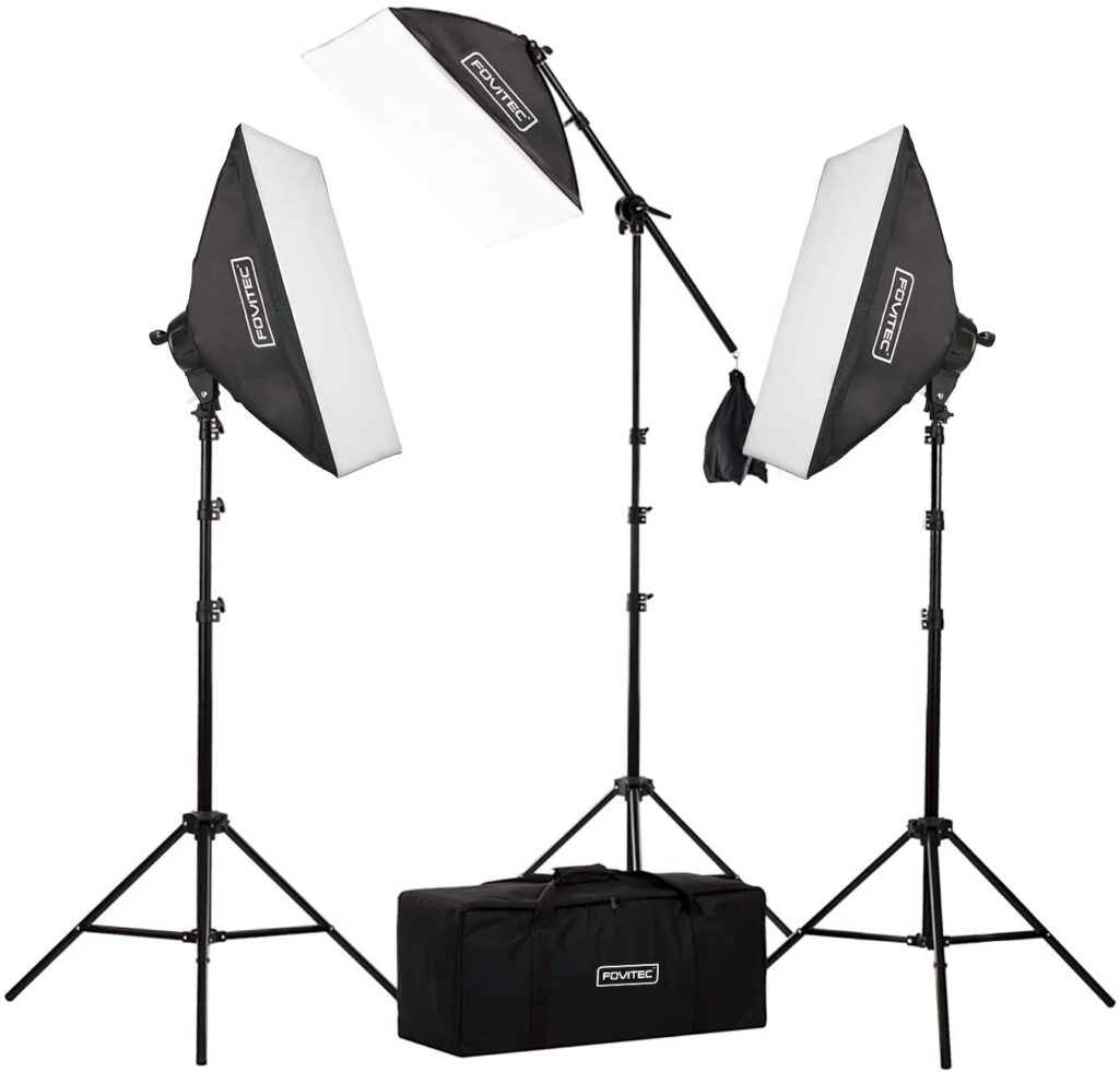 Fovitec 3-Light Lighting Kit